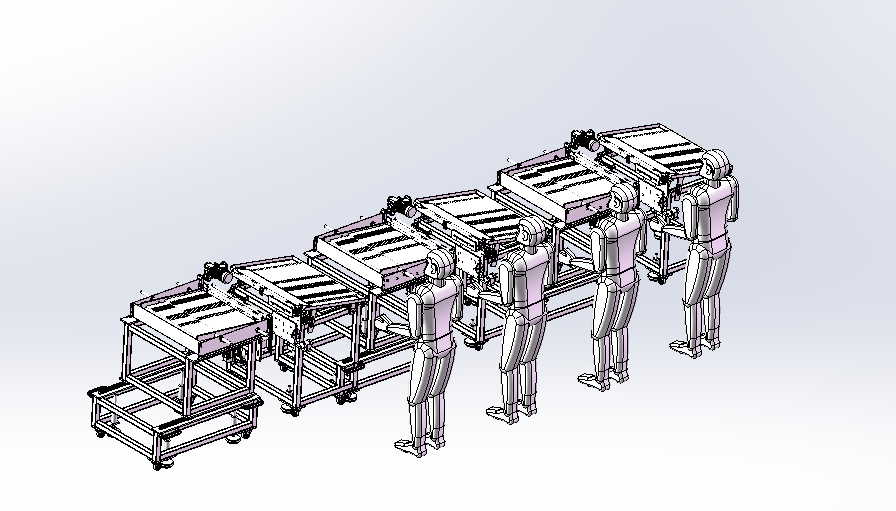 快递人工包装运输线